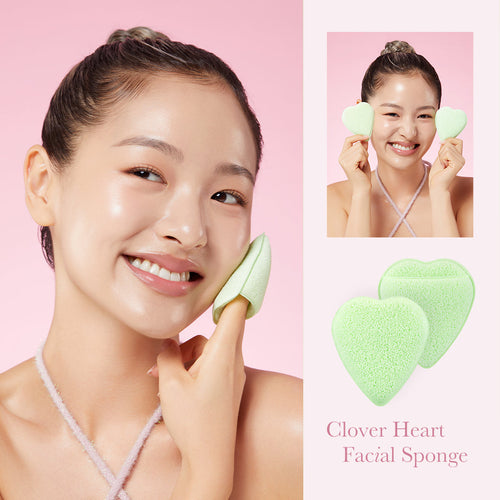 Clover Heart Facial Sponge - medicube.us