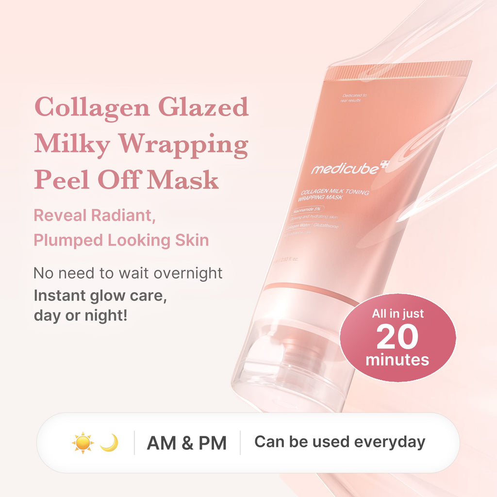 Collagen Milky Glow Daytime Wrapping Mask - medicube.us