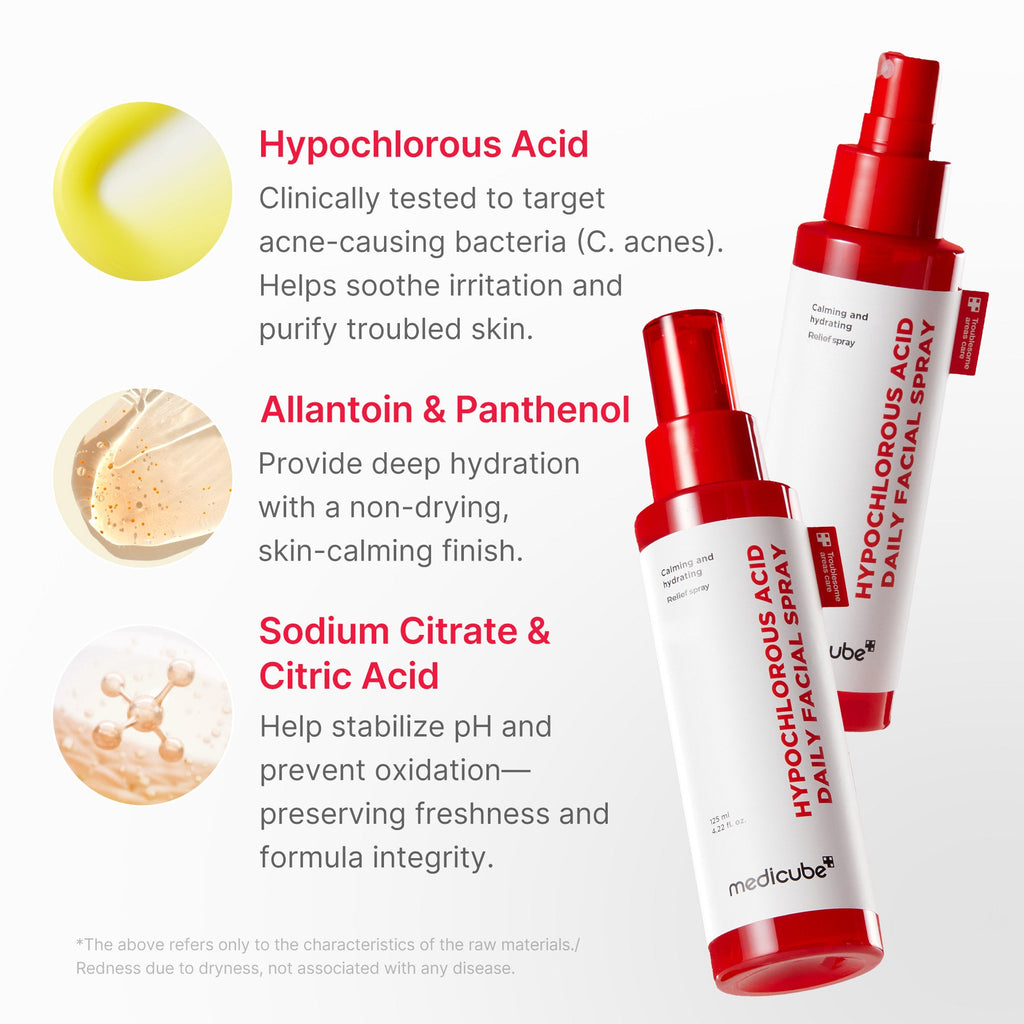 Hypochlorous Acid Power Soothing Spray - medicube.us