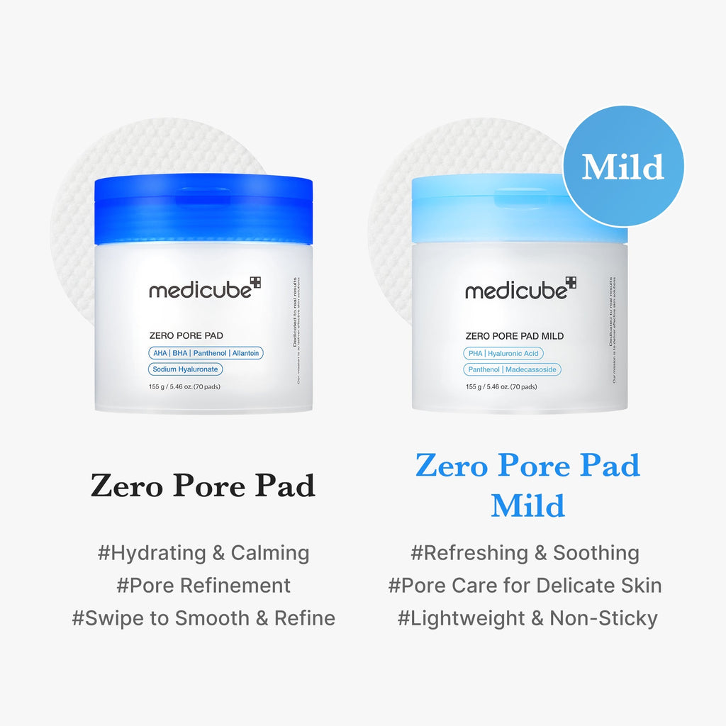 Zero Pore Madecassoside Pads (Mild) - Skin Care Ready