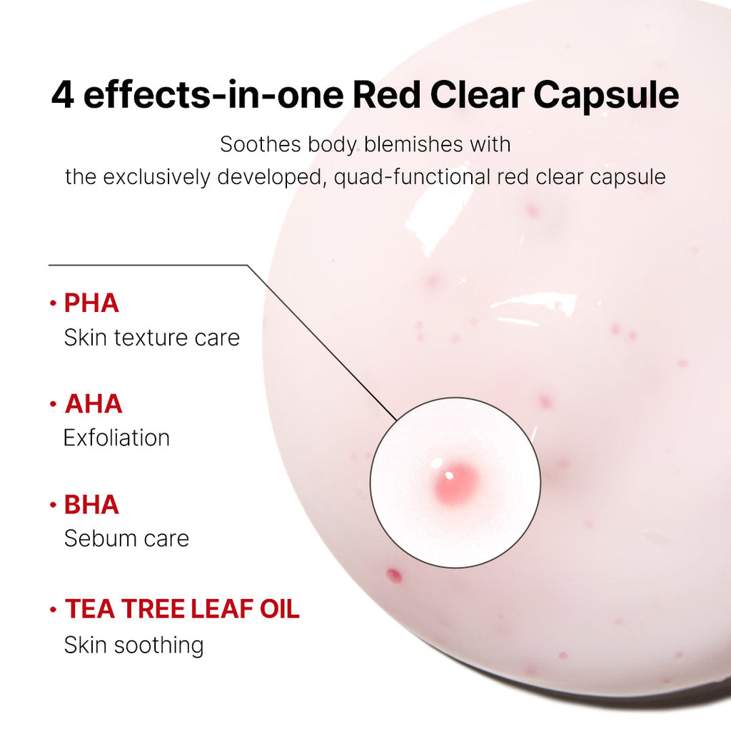 Red Clear Capsule Body Lotion - Hydrate and Glow