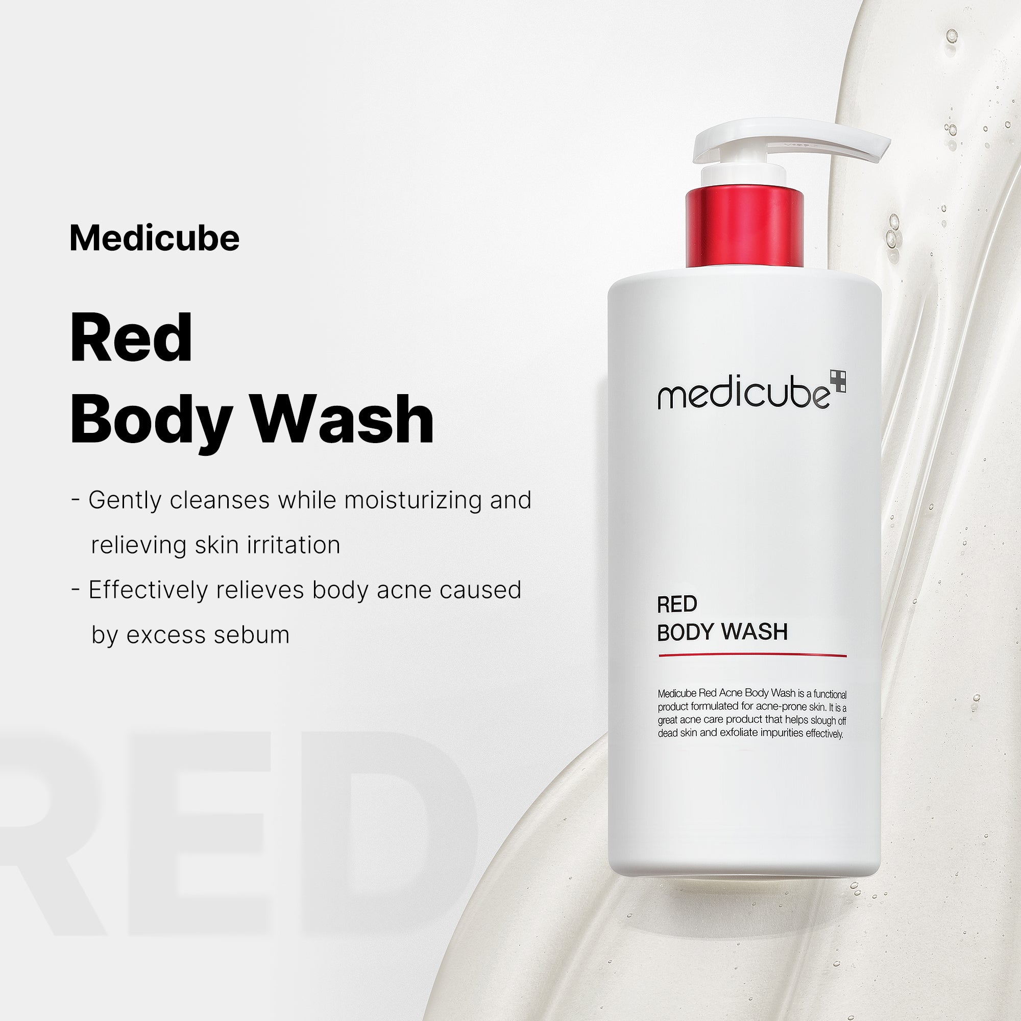 Red Body Wash - Fresh Skin Made Easy