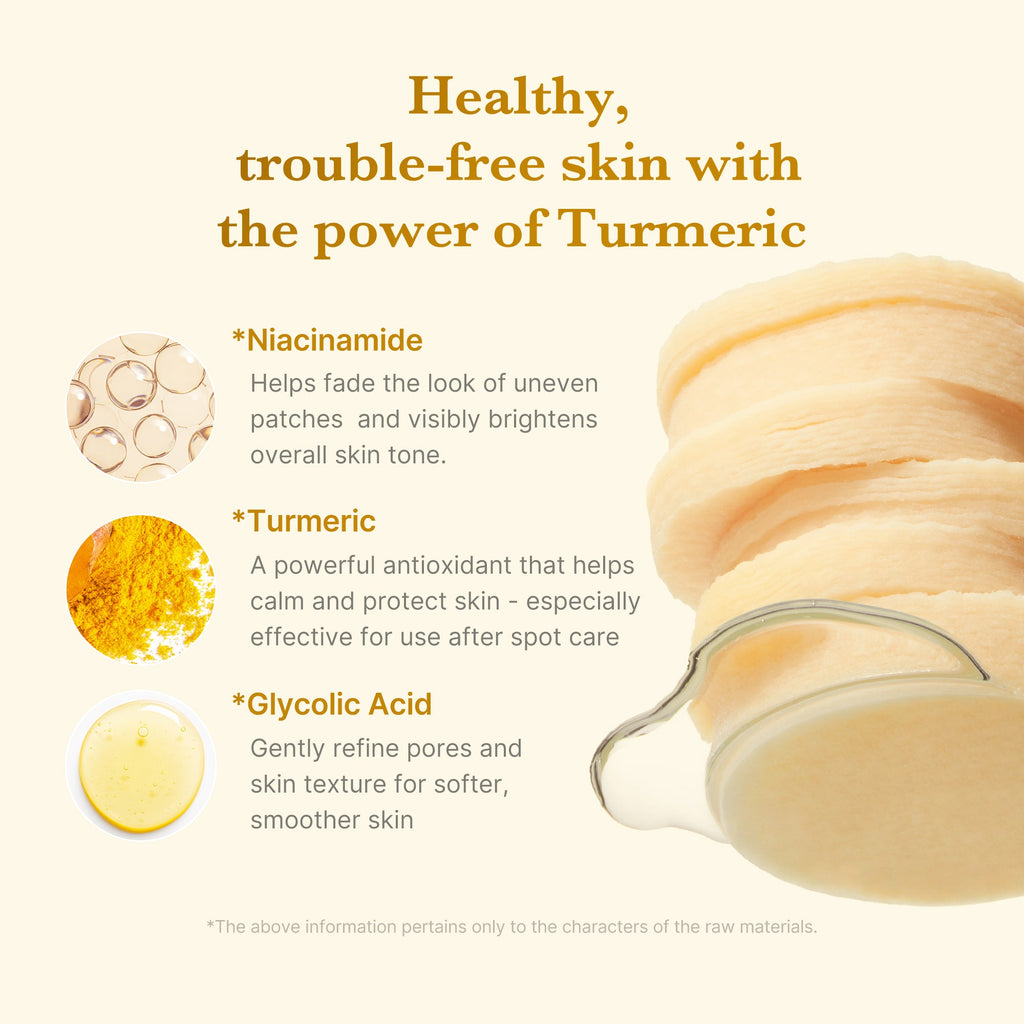 Kojic Acid Tumeric Toner Pad - medicube.us