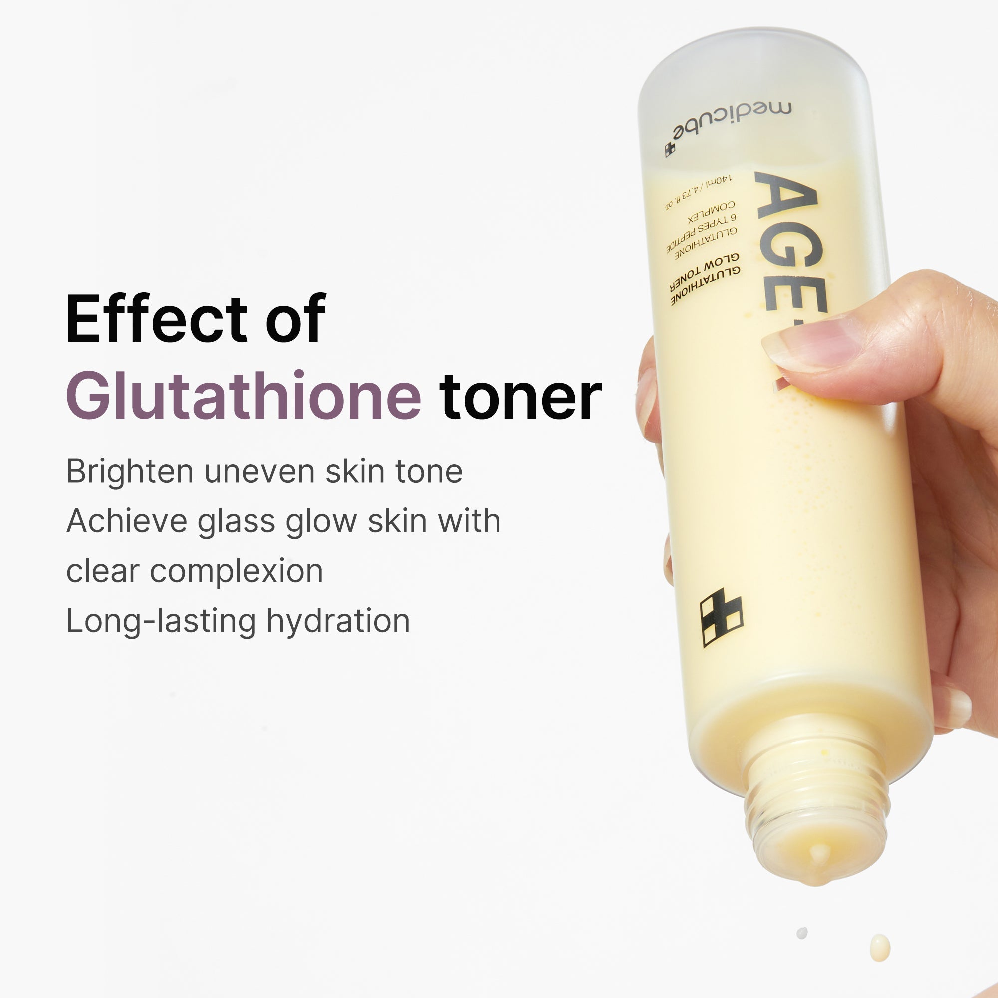 AGE-R Glutathione Glow Milk Toner - Beauty Made Easy