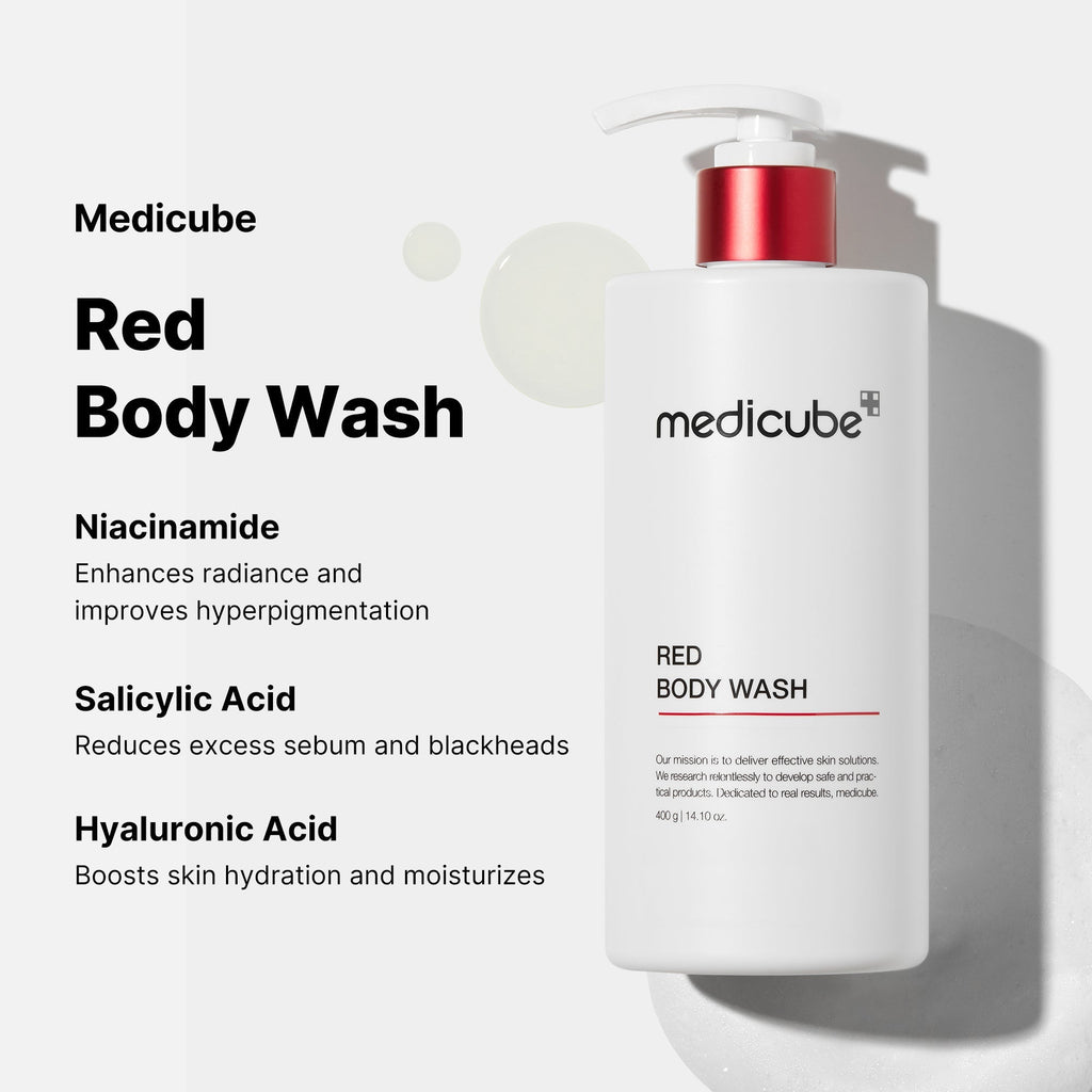 Red Body Wash - Fresh Skin Made Easy