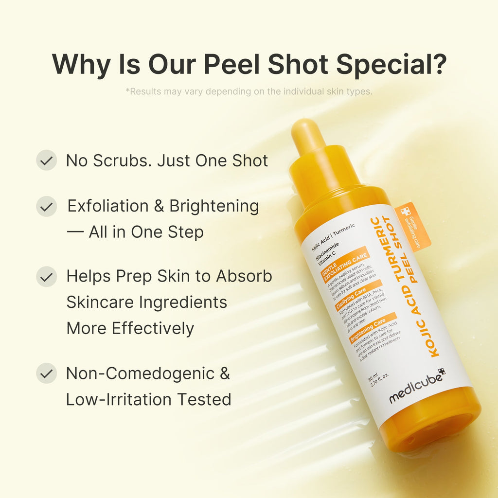 Kojic Acid Turmeric Peel Shot - Feel Skin Ready