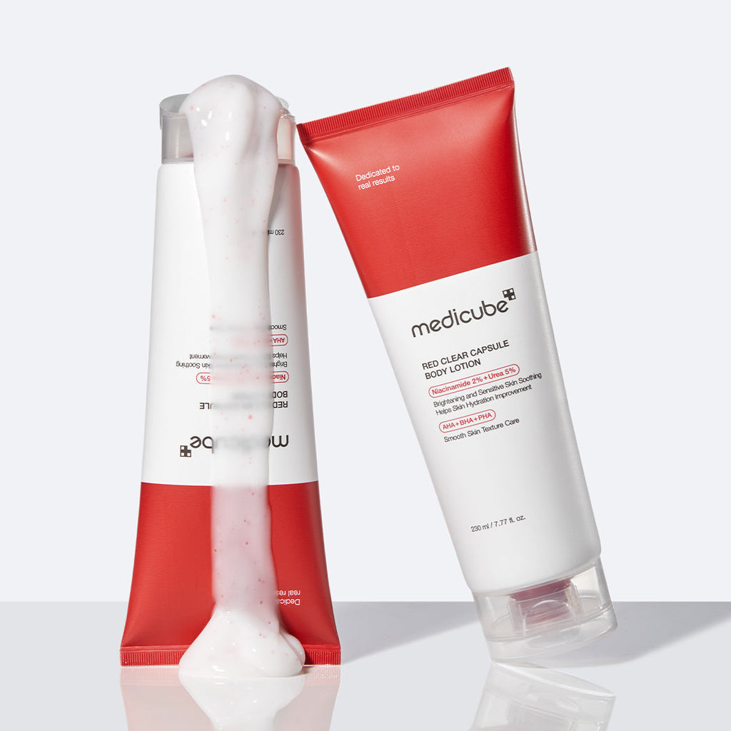 Red Clear Capsule Body Lotion - Hydrate and Glow