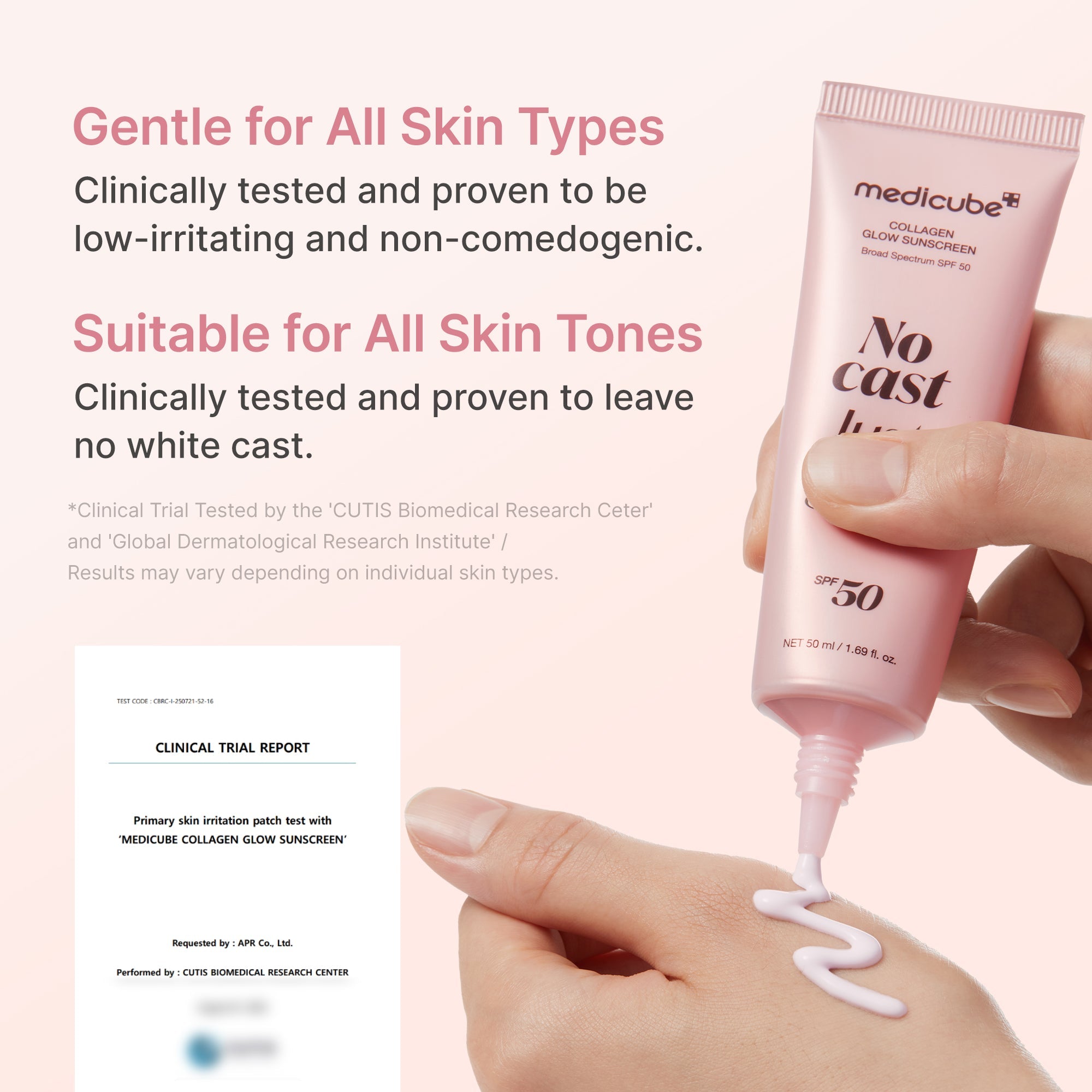 No Cast Just Glow Collagen Sunscreen GA7