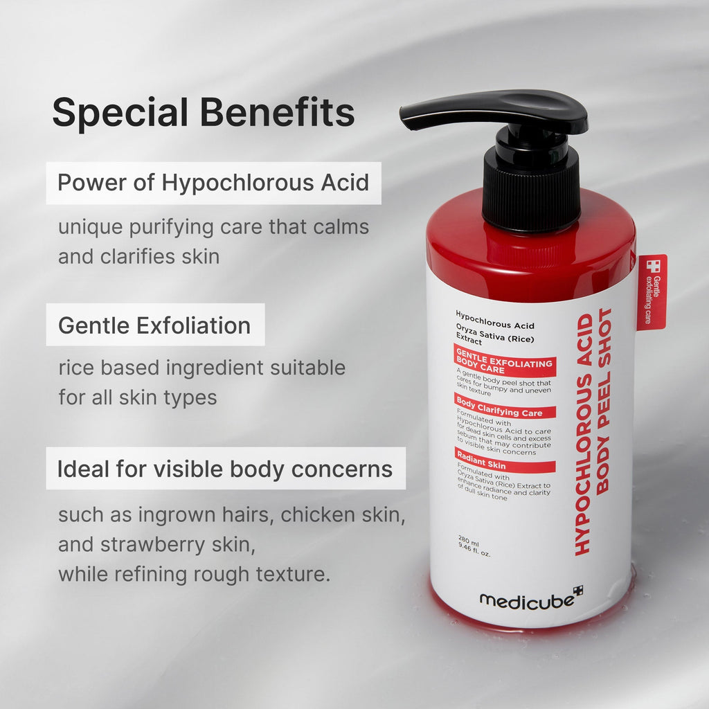 Hypochlorous Acid Rice Body Peel Shot - Skin Care Ready