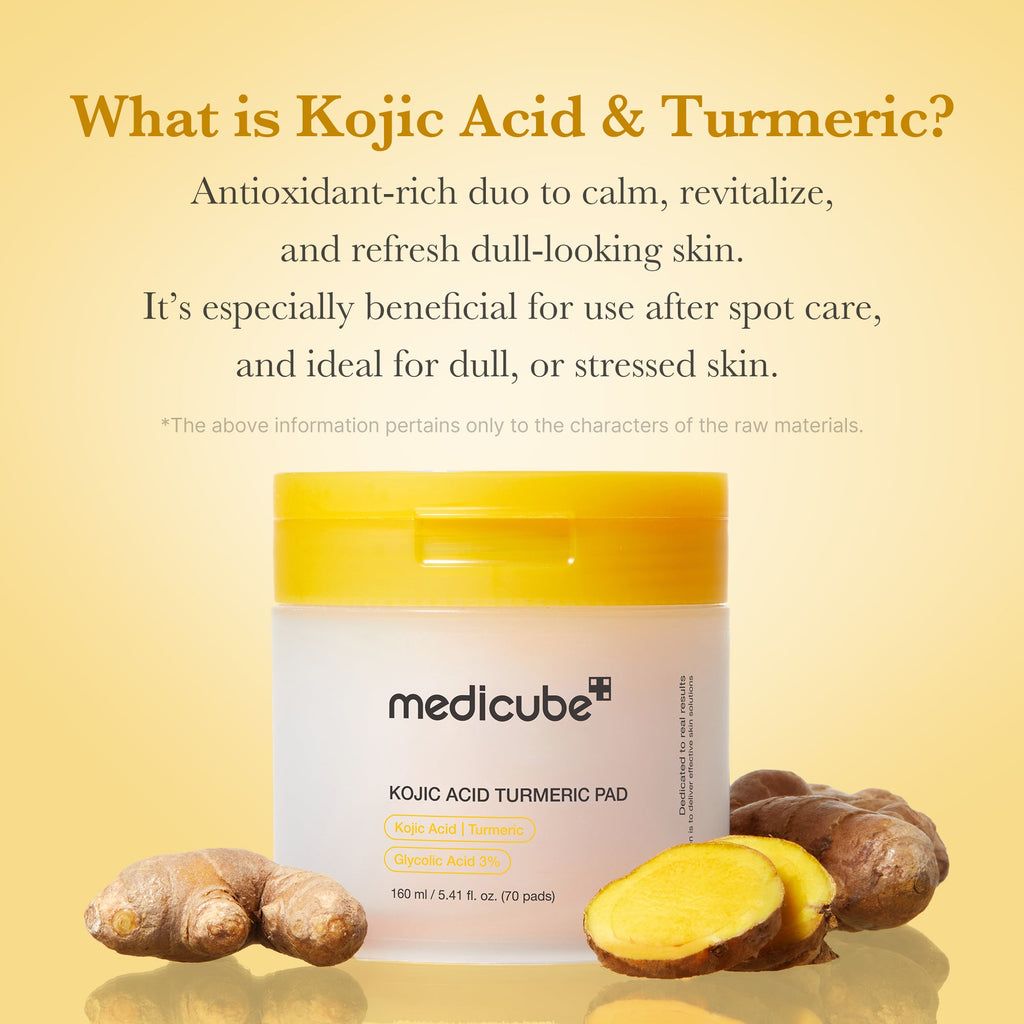 Kojic Acid Tumeric Toner Pad - medicube.us