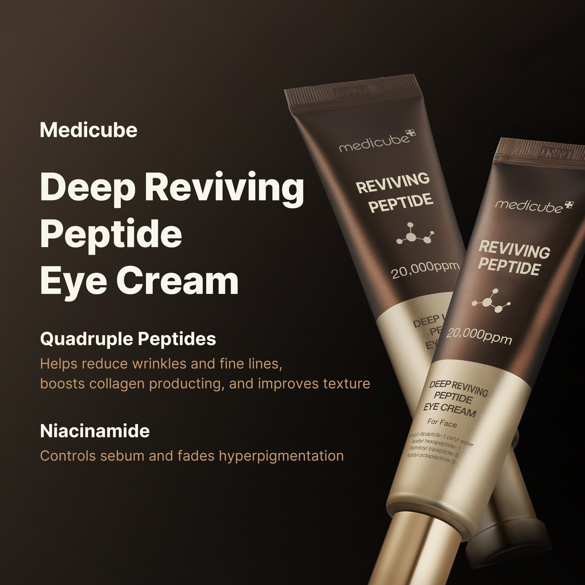 Deep Reviving Peptide Eye Cream - Daily Glow Care