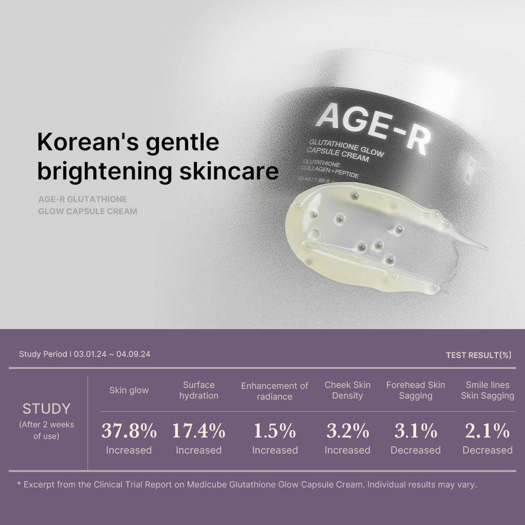 AGE-R Glutathione Glow Capsule Cream - Hydration Made Easy