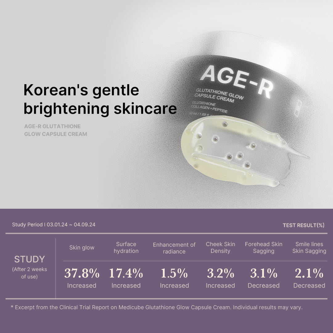 AGE-R Glutathione Glow Capsule Cream - Hydration Made Easy