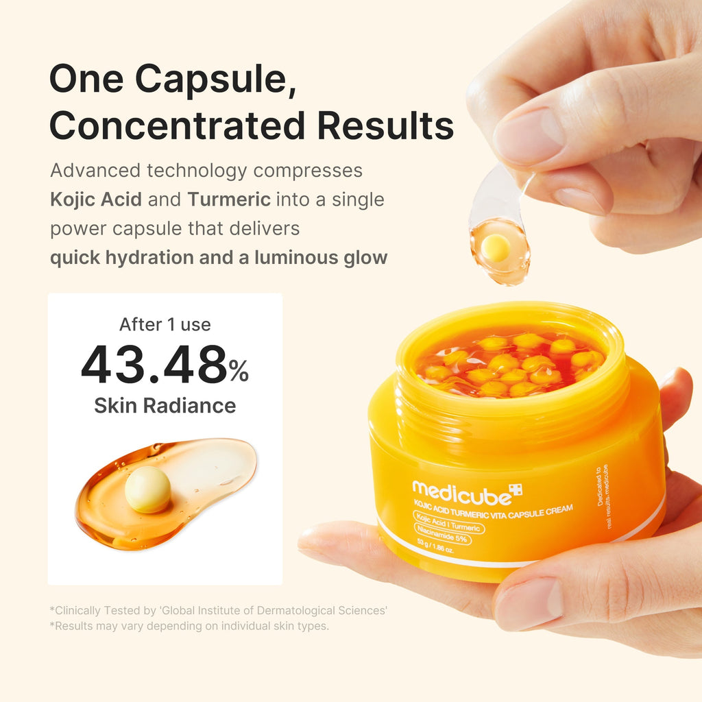 Kojic Acid Turmeric Vita Capsule Cream - Ready for Fresh Skin