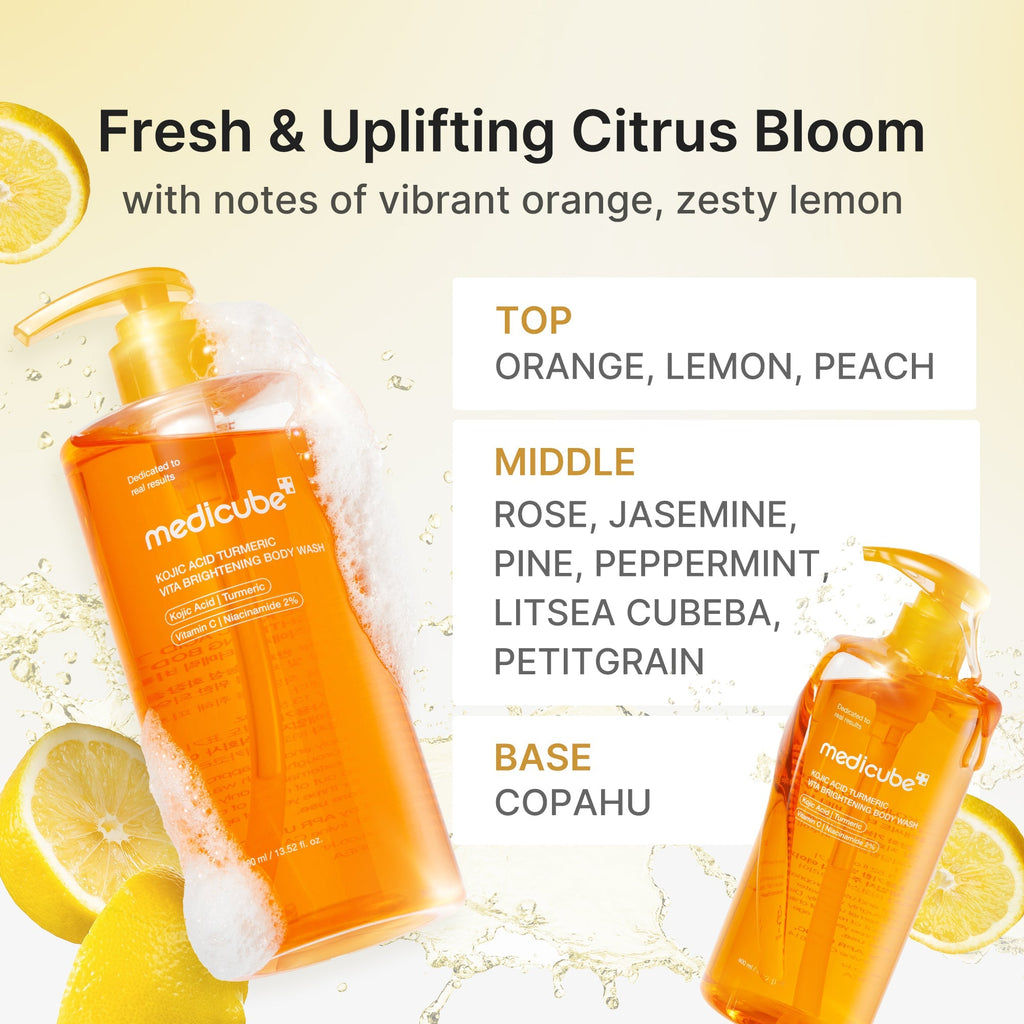 Kojic Acid Turmeric Brightening Body Wash - Hydration Favorites
