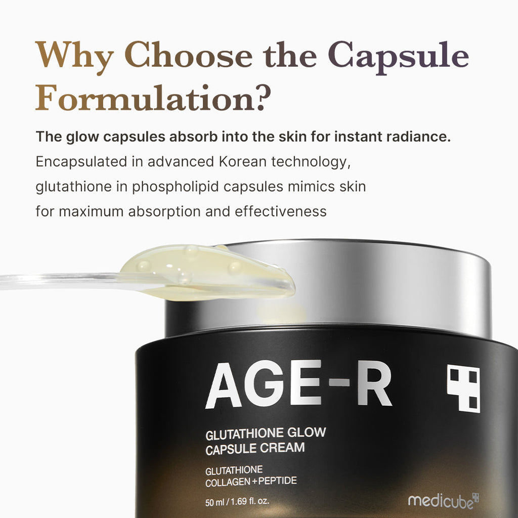 AGE-R Glutathione Glow Capsule Cream - Hydration Made Easy