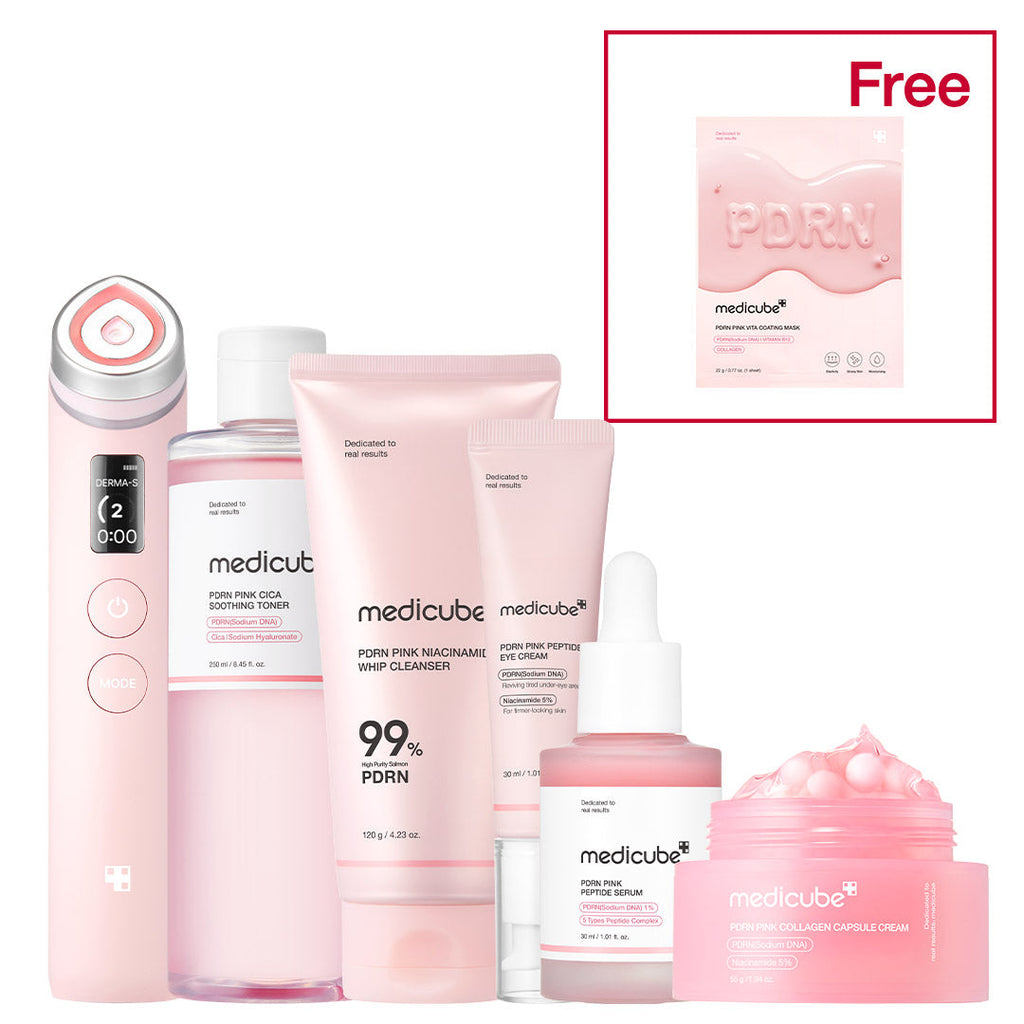 PDRN Pink Glow Home Aesthetic Full Set - Beauty Routine Ready