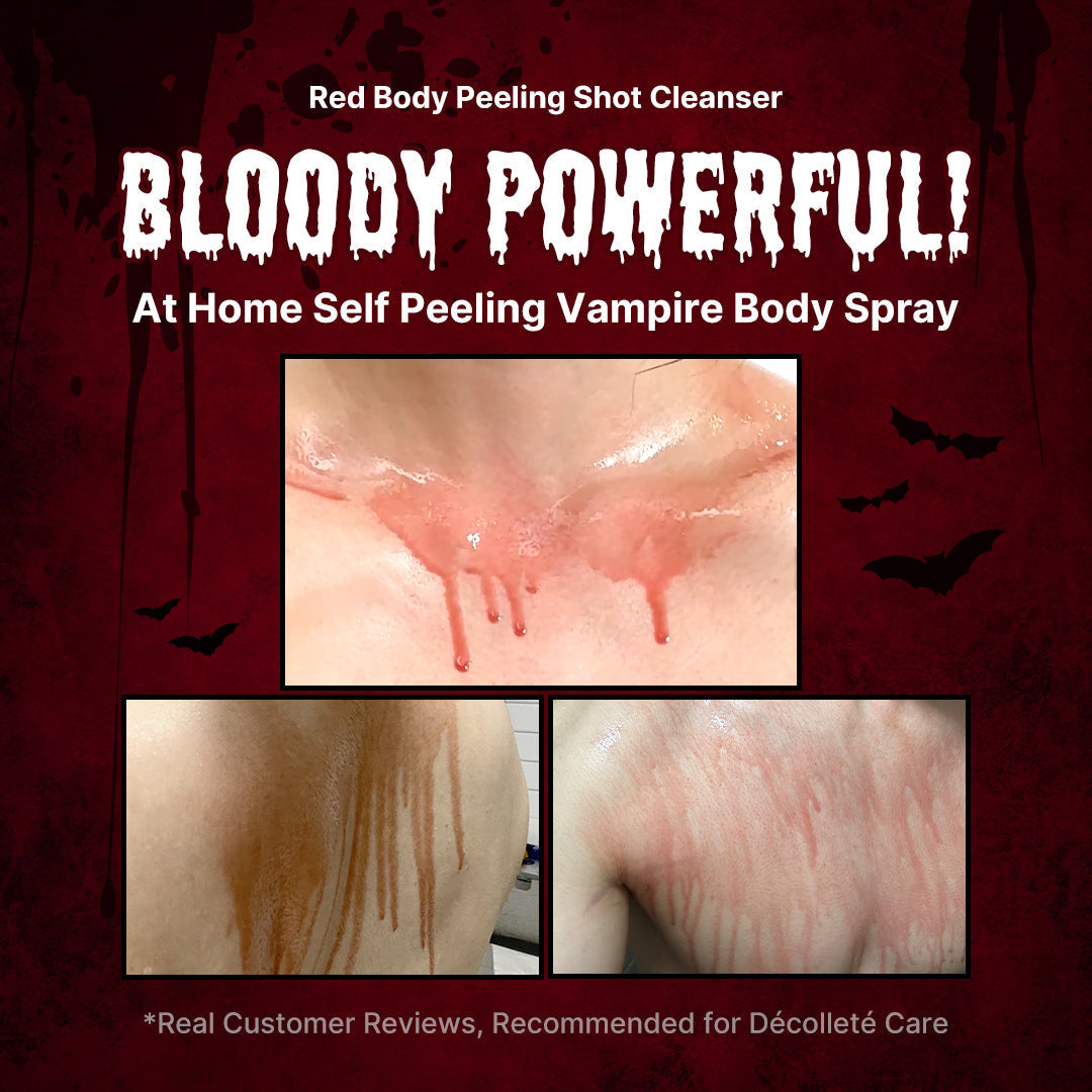 Red Body Peeling Shot Cleanser - Fresh Skin Essential