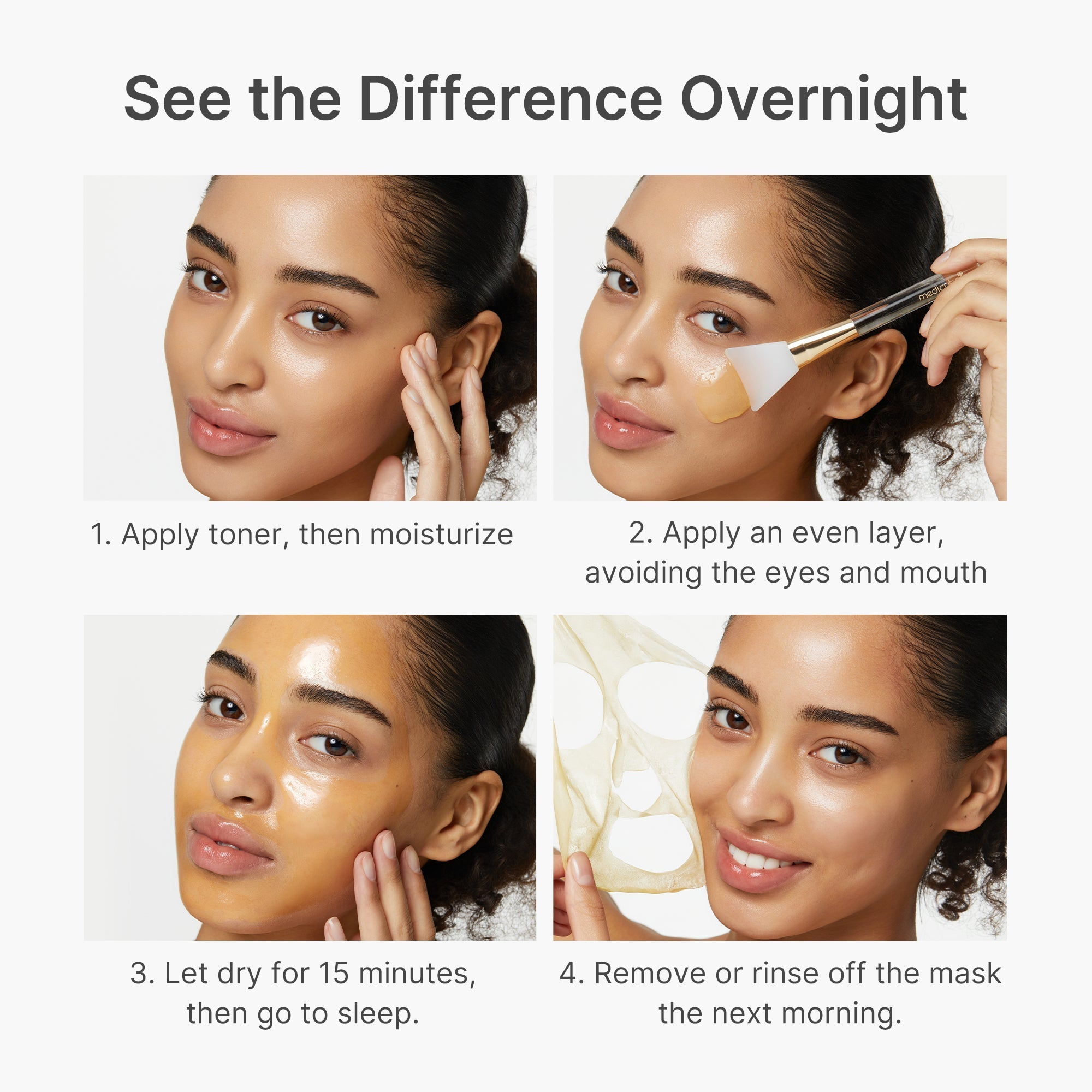 Kojic Acid Turmeric Overnight Wrapping Mask - Skin Care Made Fresh
