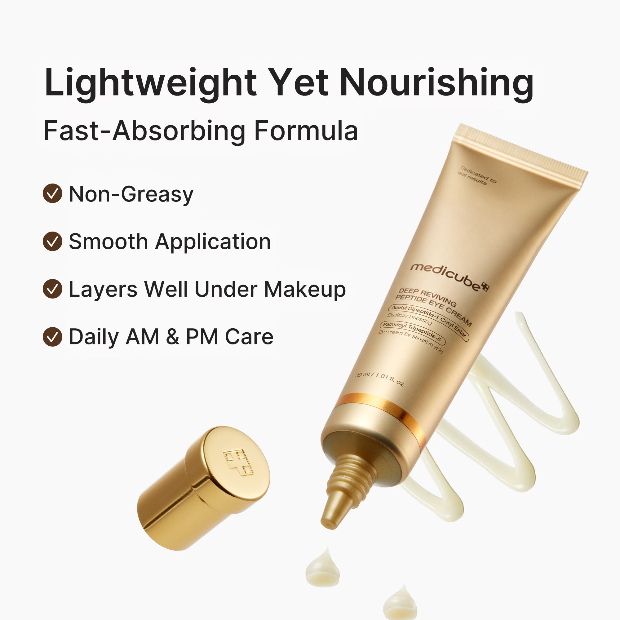 Deep Reviving Peptide Eye Cream - medicube.us