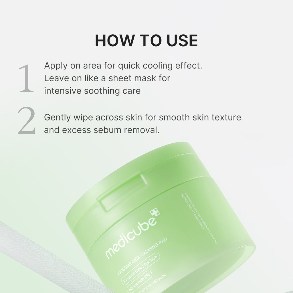 [GIFT] Exosome Cica Calming Toner Pads - medicube.us