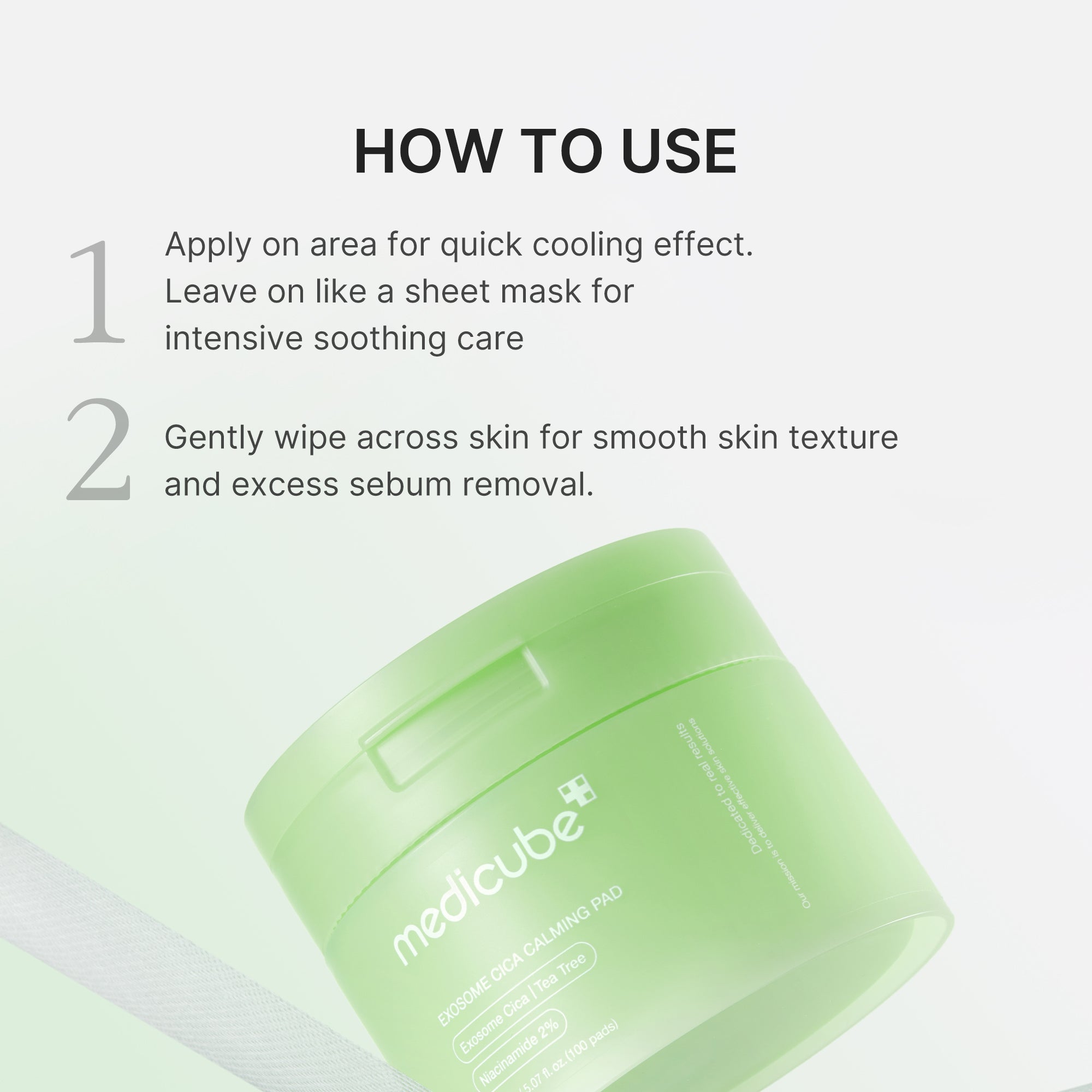 [GIFT] Exosome Cica Calming Toner Pads - medicube.us
