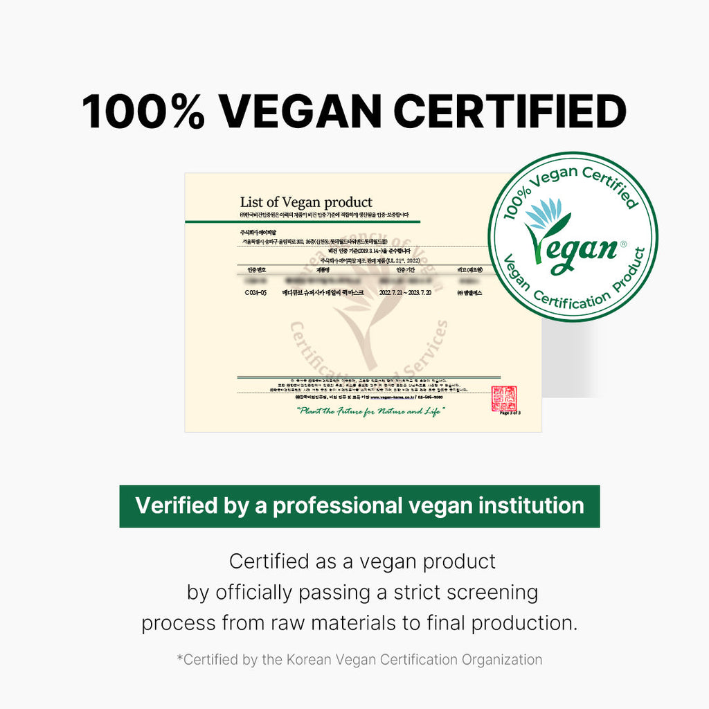 Super Cica Daily Quick Masks (Vegan/30 Sheets) - medicube.us