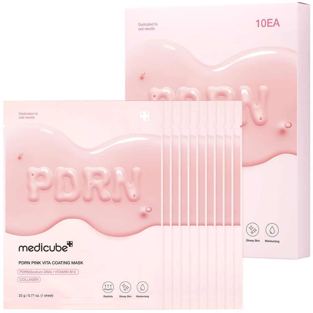 PDRN Pink Vita Coating Sheet Mask - medicube.us