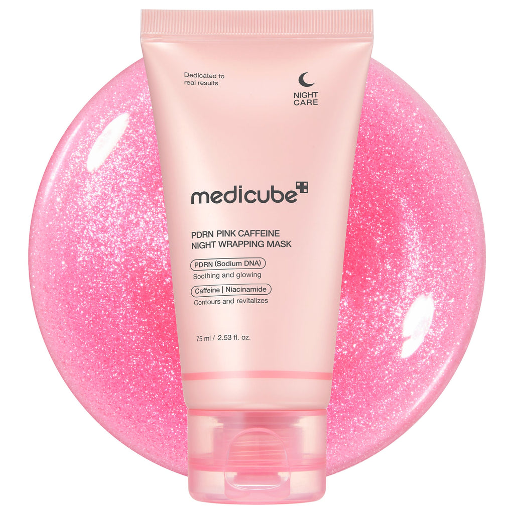PDRN Pink Caffeine Overnight Wrapping Mask - medicube.us