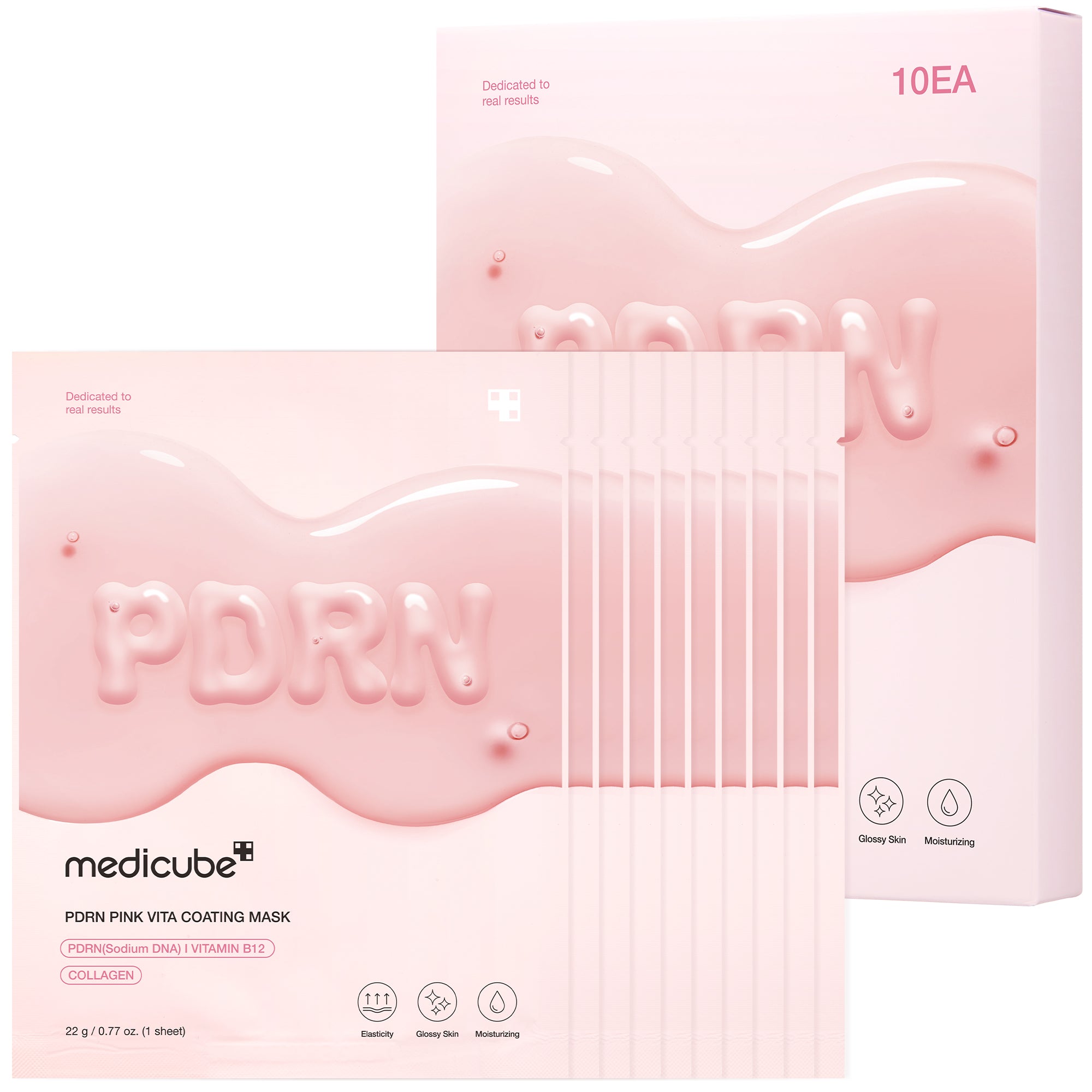 PDRN Pink Vita Coating Sheet Mask - Glow Made Simple