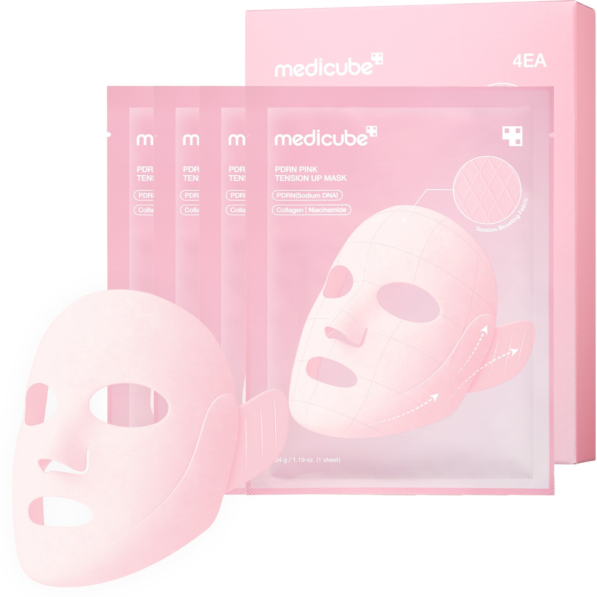PDRN Pink Tension Up Mask - Fresh Face Daily