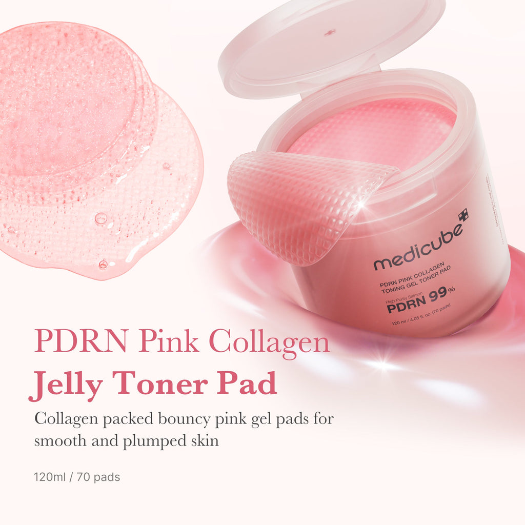 PDRN Pink Collagen Gel Toner Pad - medicube.us