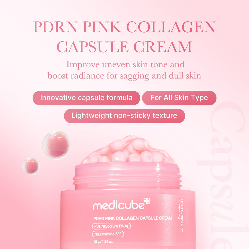 PDRN Pink Collagen Capsule Cream - medicube.us