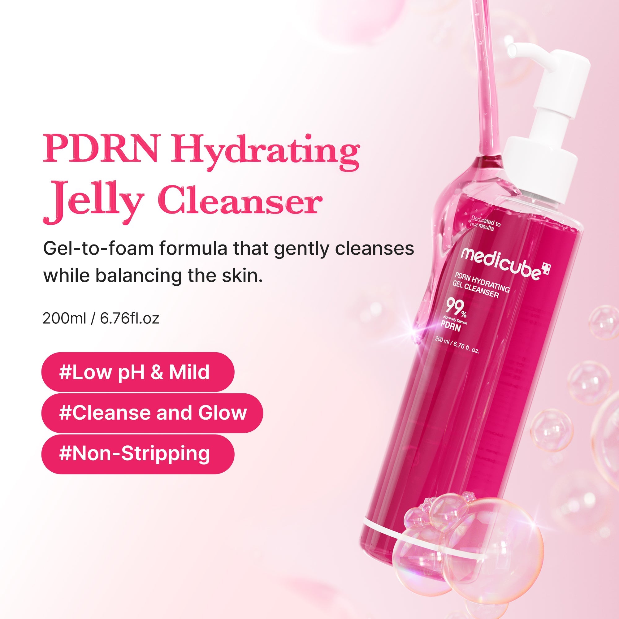 PDRN Pink Gel Cleanser - medicube.us
