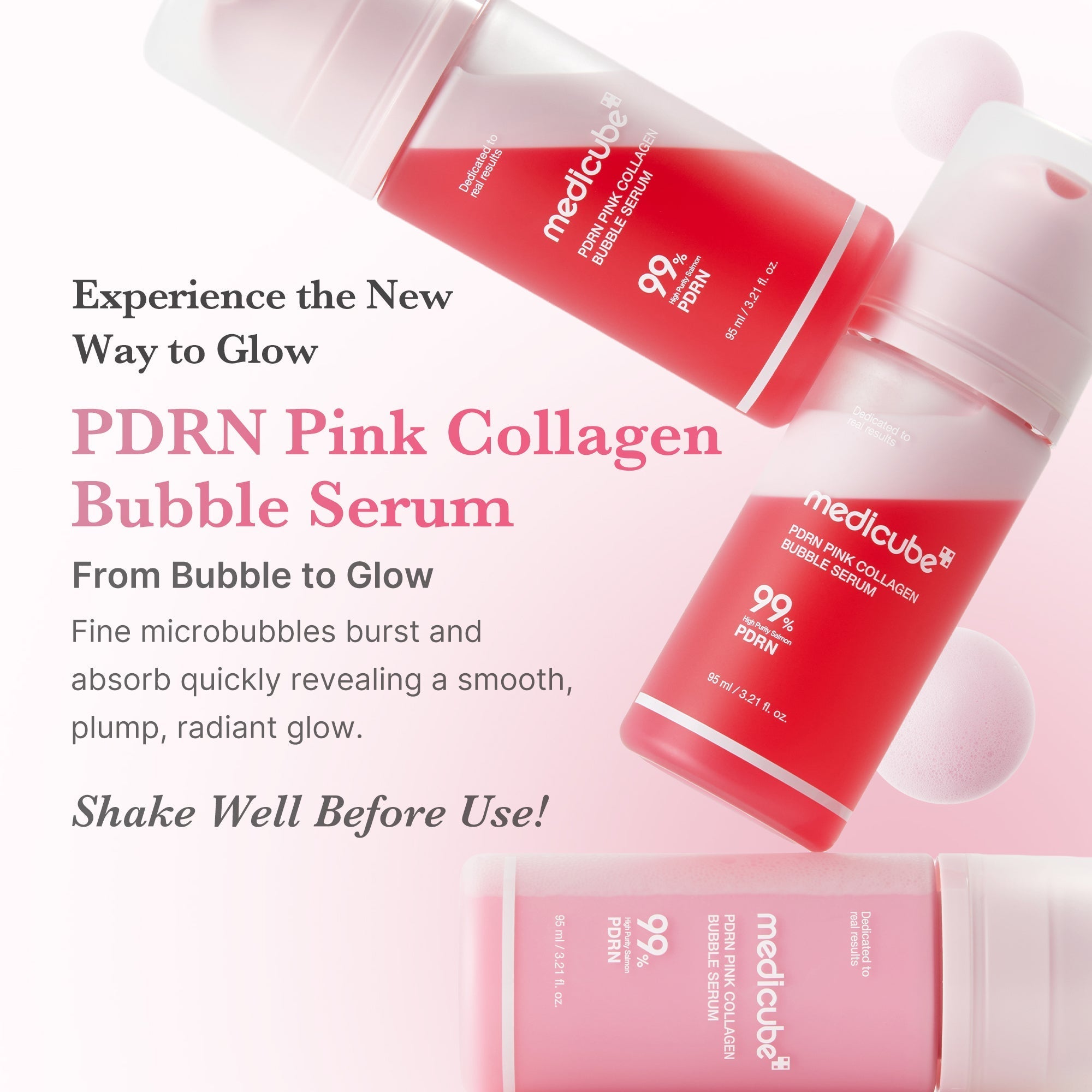 PDRN Pink Collagen Bubble Serum - Simple Beauty Care