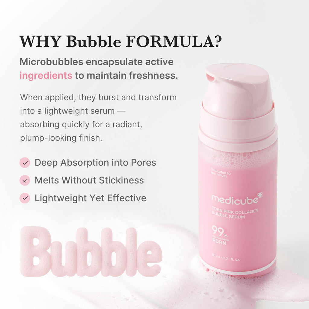 PDRN Pink Collagen Bubble Serum - medicube.us