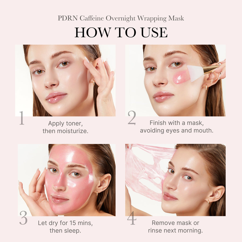 PDRN Pink Caffeine Overnight Wrapping Mask - medicube.us