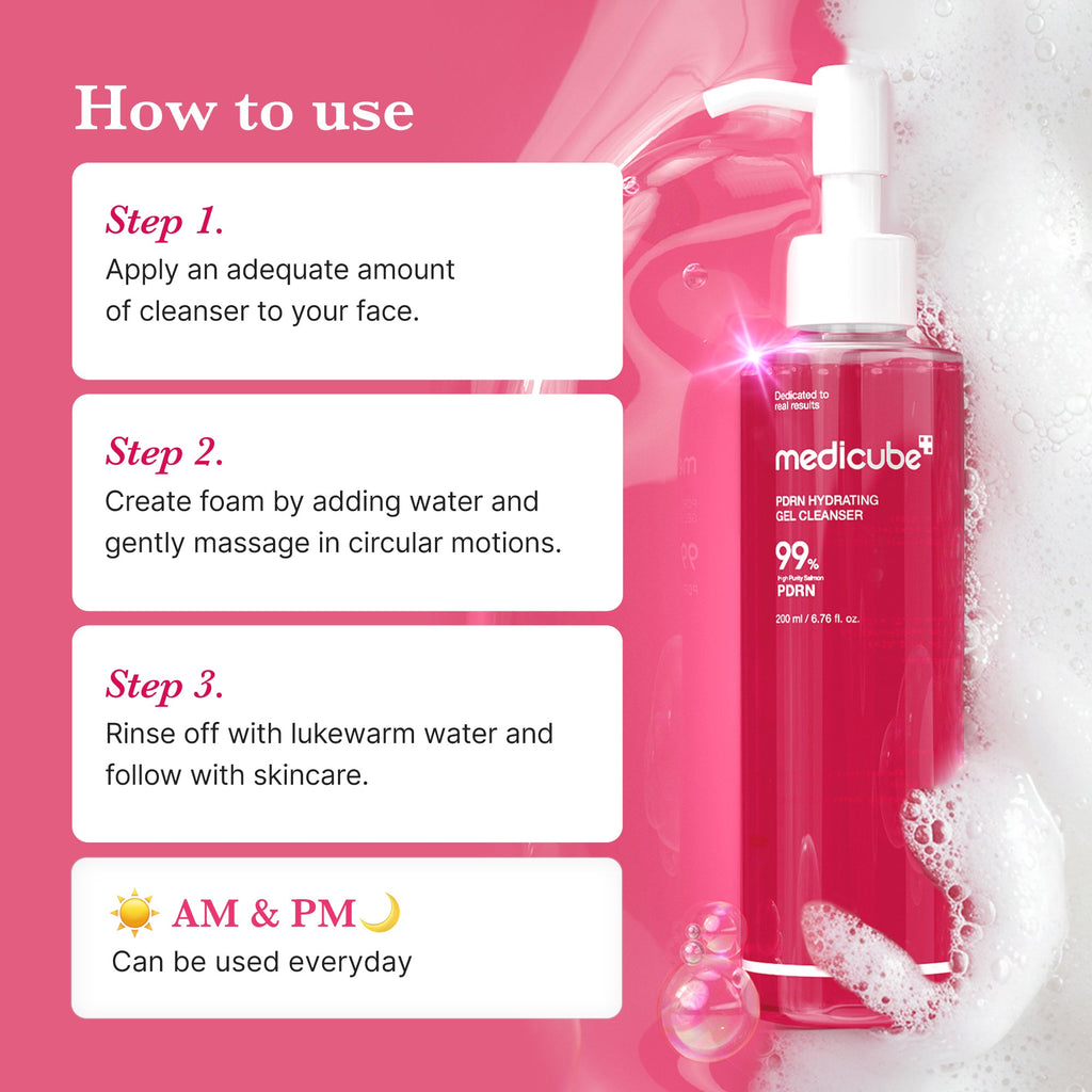 PDRN Pink Gel Cleanser - medicube.us