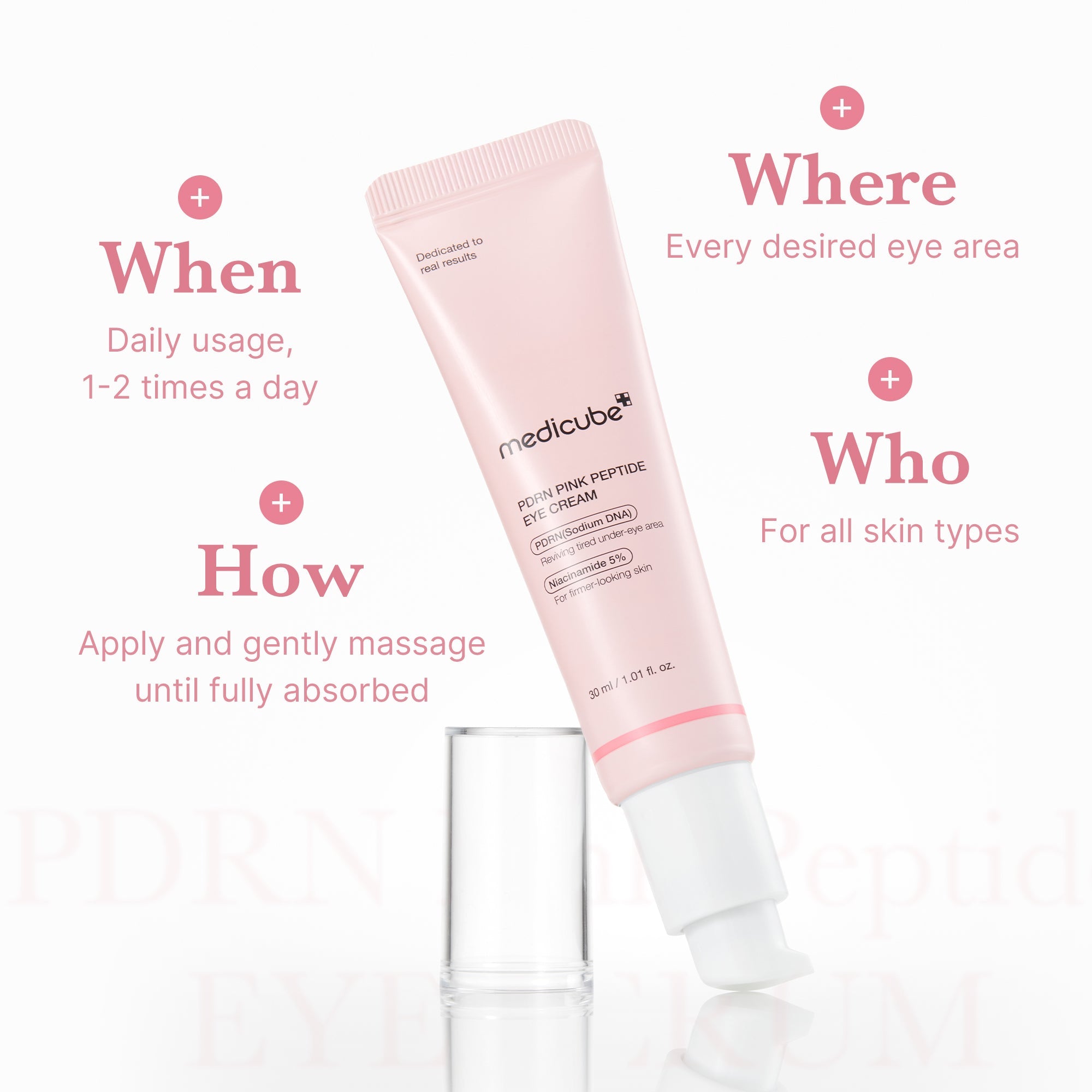 PDRN Pink Peptide Eye Cream - medicube.us
