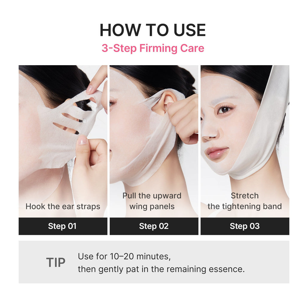 PDRN Pink Tension Up Mask - Fresh Face Daily