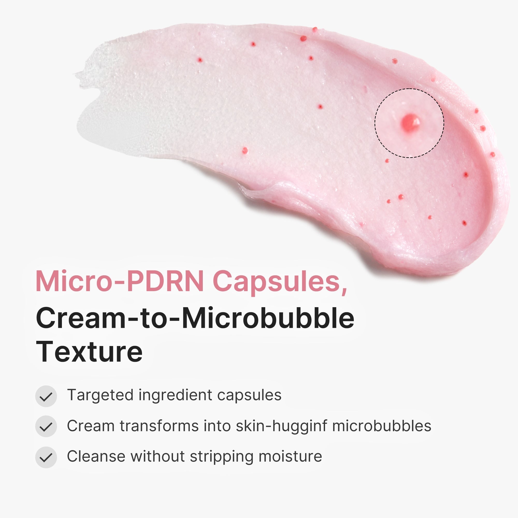 PDRN Pink Glutathione Capsule Foam Cleanser - Modern Skincare