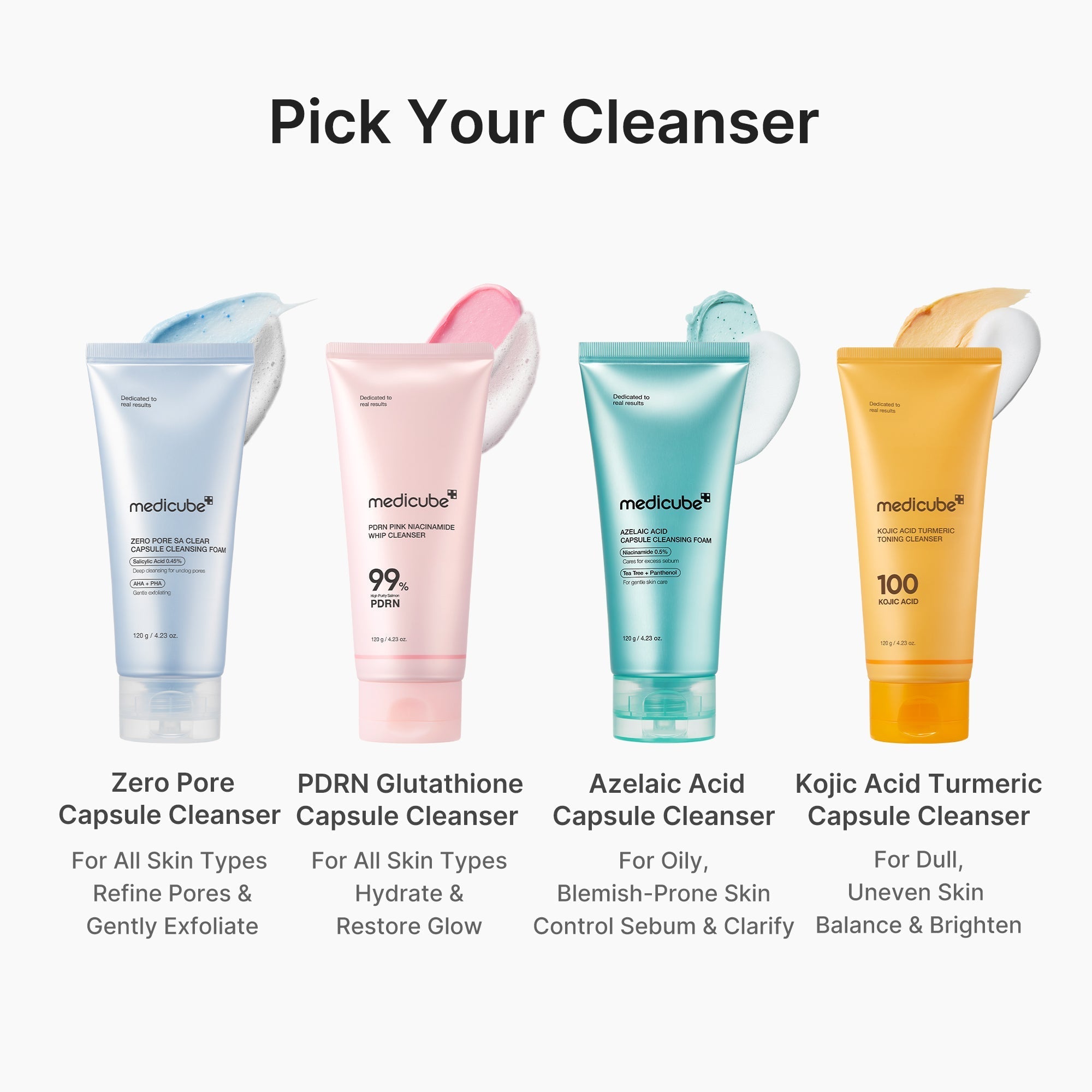 PDRN Pink Glutathione Capsule Foam Cleanser - Modern Skincare