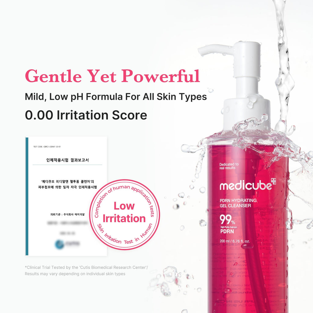 PDRN Pink Gel Cleanser - Simple K-Beauty