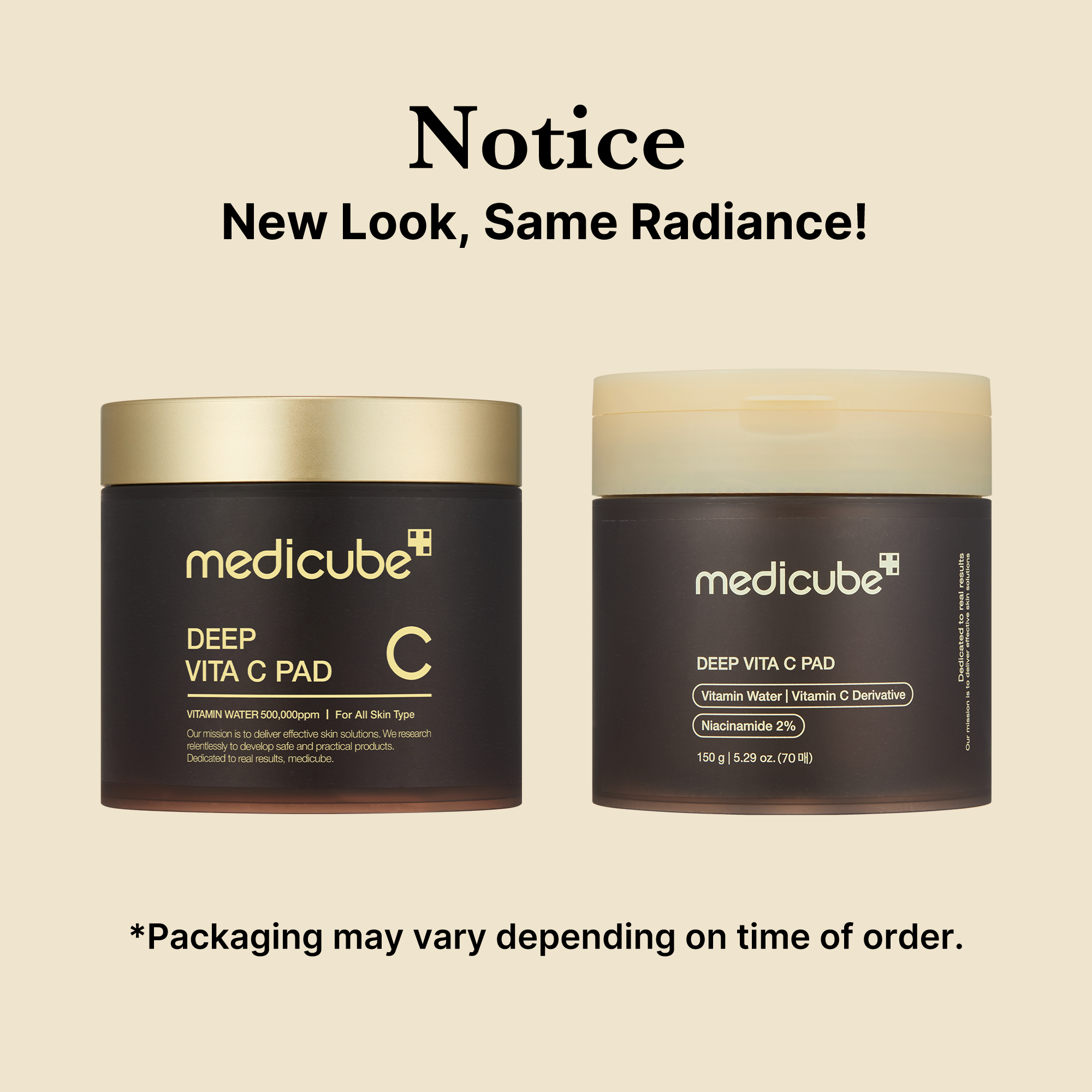 Deep Vita C Pads - Glow Face Routine