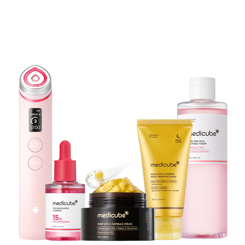 Pink & Gold Ultimate Care Set - medicube.us